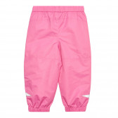 Панталон с водоотплъскващо покритие тип дъждобран, розов Cool club 305361 4