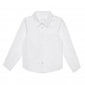 Класическа риза с дълъг ръкав, бяла Cool club 305363 