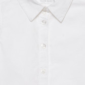 Класическа риза с дълъг ръкав, бяла Cool club 305365 2