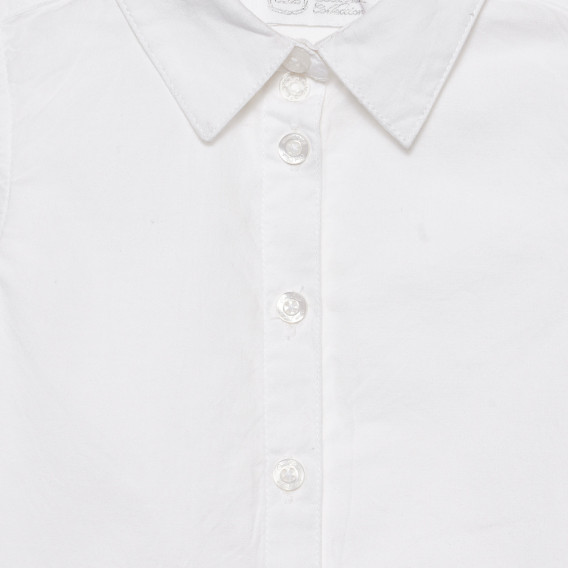 Класическа риза с дълъг ръкав, бяла Cool club 305366 6
