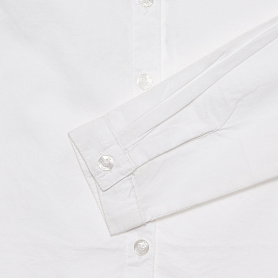 Класическа риза с дълъг ръкав, бяла Cool club 305367 3