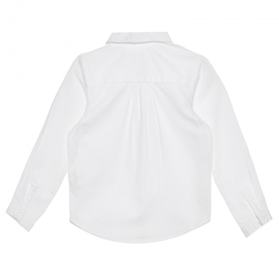 Класическа риза с дълъг ръкав, бяла Cool club 305369 4