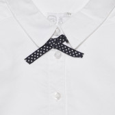 Риза с дълъг ръкав и панделка, бяла Cool club 305421 6