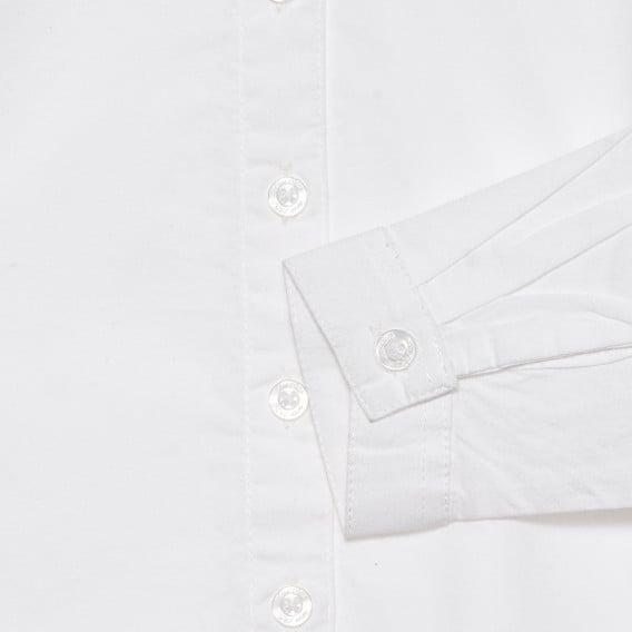 Риза с дълъг ръкав и панделка, бяла Cool club 305424 7