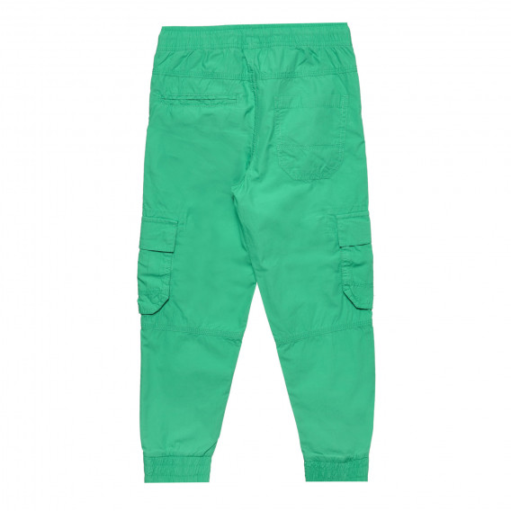 Памучен карго панталон, зелен Cool club 305541 7
