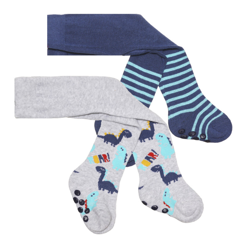 Комплект чорапогащници за бебе с весел принт, многоцветни  305675