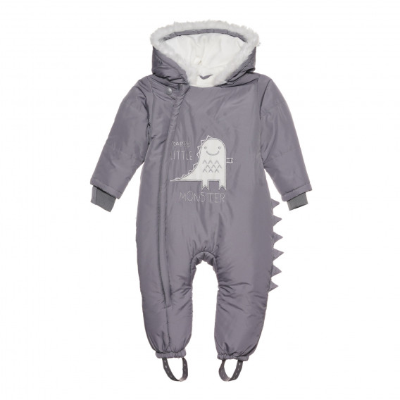 Космонавт за бебе Happy little monster, сив Cool club 306522 7