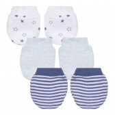 Комплект от три чифта памучни ръкавички за бебе Cool club 306611 