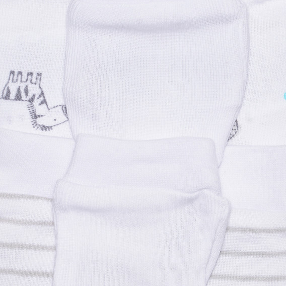 Комплект от три броя ръкавички за новородено от органичен памук Cool club 306700 8