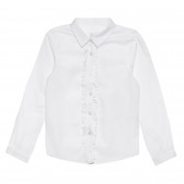 Риза с къдрички, бяла Cool club 306798 5