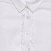 Риза с къдрички, бяла Cool club 306799 2