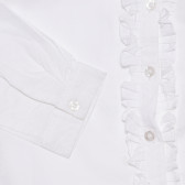 Риза с къдрички, бяла Cool club 306801 3