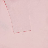 Блуза с дълъг ръкав и щампа за бебе, розова Cool club 306894 7
