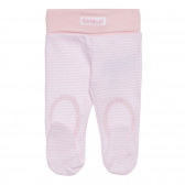 Раирани памучни ританки за бебе, розови Cool club 306900 5