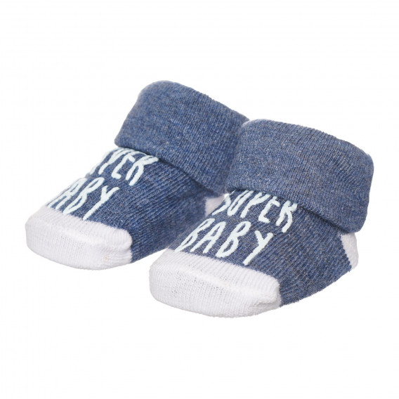Чорапи за новородено Super Baby, сини Cool club 307429 
