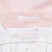 Комплект от два броя памучни шапки, розова и бяла Cool club 307520 6