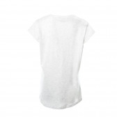 Удължена блуза с къс ръкав и цветна щампа за момиче EMOI 30760 2