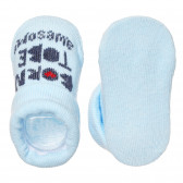Чорапи за новородено Born to be awesome, сини Cool club 307665 3