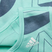 Тениска с принт буквите от името на марката за момиче Adidas 30767 3