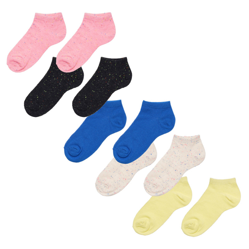 Комплект от пет чифта цветни чорапи  308331