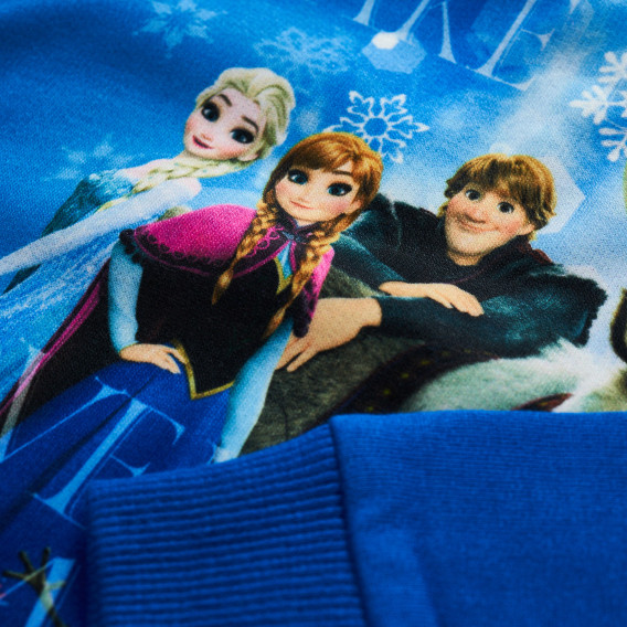 Блуза с дълъг ръкав и принт на героите от Frozen за момиче Disney 30852 3