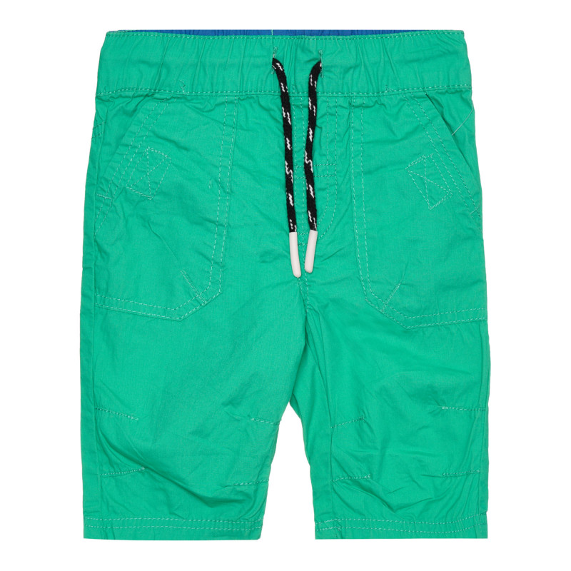 Памучен къс панталон, зелен  308648