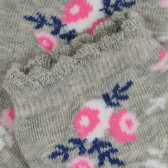 Чорапи с флорален принт, сиви Cool club 309067 4