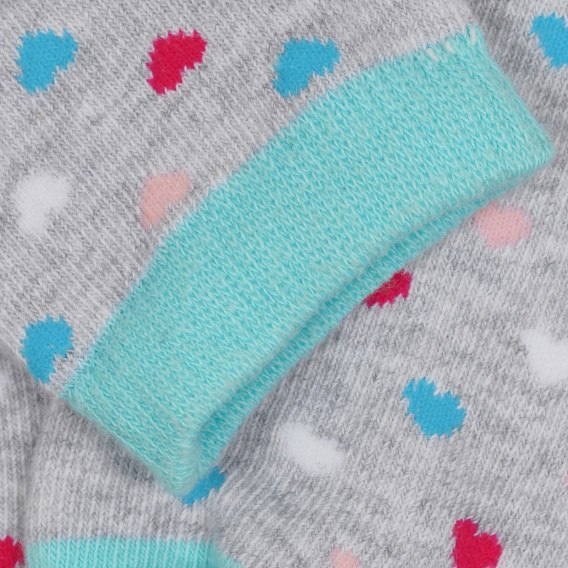 Чорапи с принт на цветни сърца Cool club 309084 2