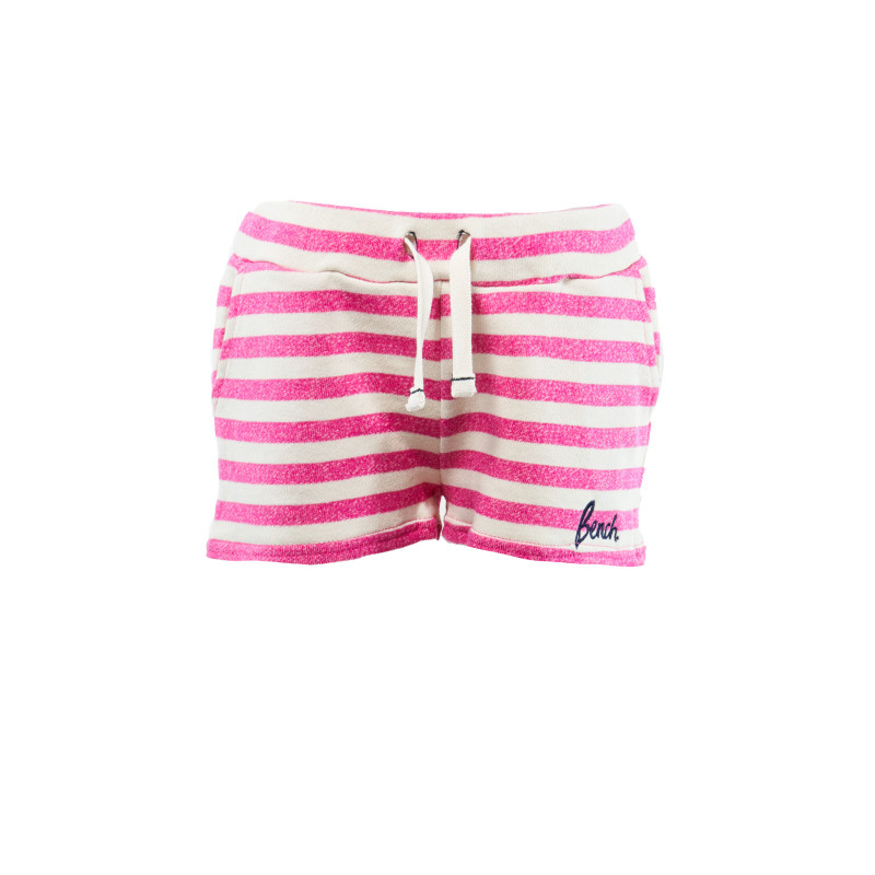 Къси панталони за момиче на розово райе  30940