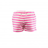 Къси панталони за момиче на розово райе BENCH 30941 2