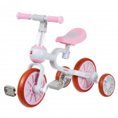 Детски велосипед RETO с помощни колела - Розов ZIZITO 309432 