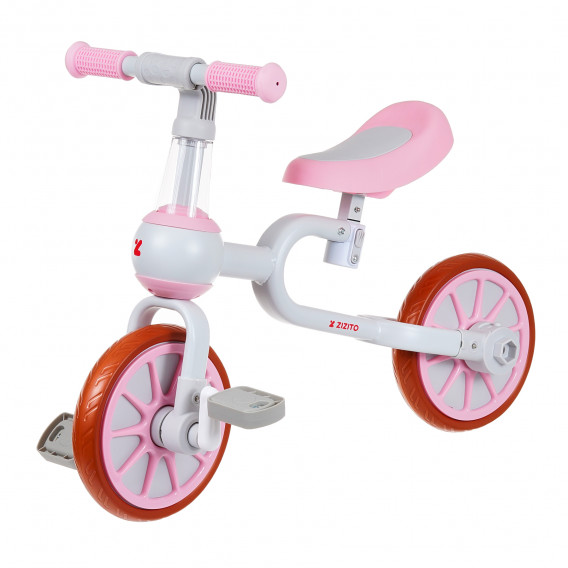 Детски велосипед RETO с помощни колела - Розов ZIZITO 309446 16