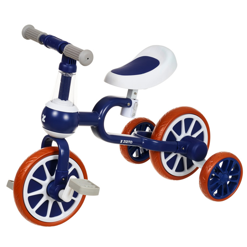 Детски велосипед RETO с помощни колела - Син  309450