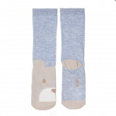 Комплект от 2 чифта чорапи за бебе, сини Chicco 310009 2
