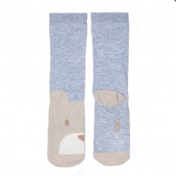 Комплект от 2 чифта чорапи за бебе, сини Chicco 310009 2