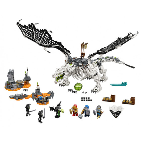 Конструктор - Драконът на магьосника на черепите, 1016 части Lego 310114 2