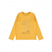 Памучна блуза Game on, жълта Name it 310206 
