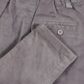 Памучен панталон с ластик на талията за бебе, сив Chicco 310318 3
