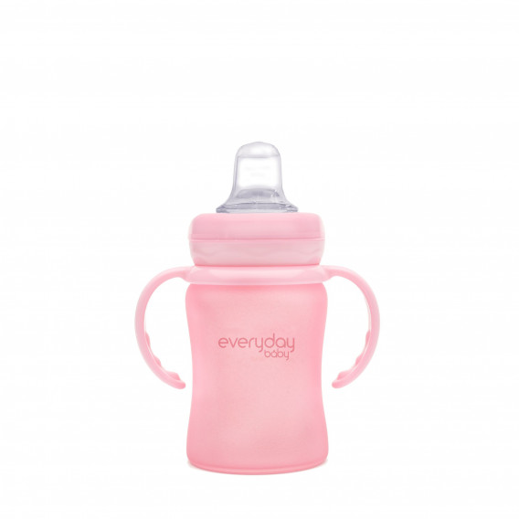 Стъклена неразливаща се чаша, Швеция, цвят: розов Everyday baby 31050 2