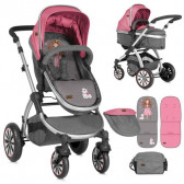 Комбинирана детска количка AURORA Rose&Grey 2 в 1 Lorelli 310545 