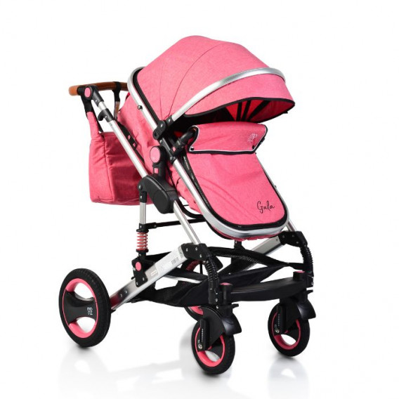 Комбинирана детска количка Gala 2 в 1 Premium, розова Moni 310585 3