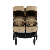 Бебешка количка за близнаци Happy 2 2020 Beige Kikkaboo 310620 4