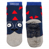 Чорапи с животно за бебе, сини Chicco 310699 