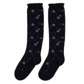 Чорапи с фигурален принт за бебе, черни Chicco 310713 