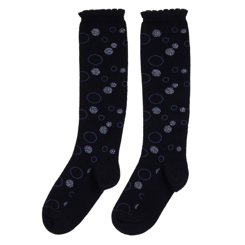 Чорапи с фигурален принт за бебе, черни  310713
