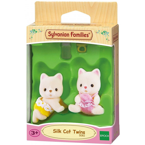 Комплект фигурки Sylvanian Families - Близнаци котета, Silk, 2 части Sylvanian Families 310733 2