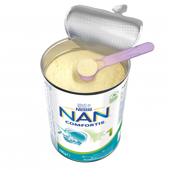 Мляко за кърмачета NAN Comfortis 1 LR Bte, 0+ месеца, кутия 800 гр. Nestle 310845 7