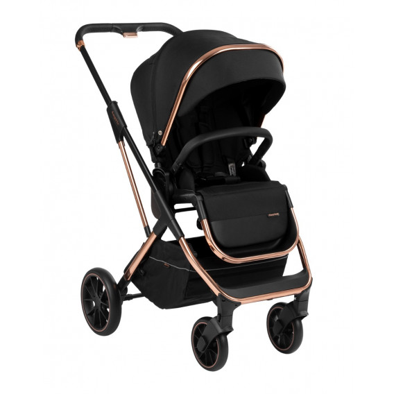 Комбинирана бебешка количка 3 в 1 Angele Chrome, черна Kikkaboo 310979 3
