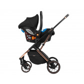 Комбинирана бебешка количка 3 в 1 Angele Chrome, черна Kikkaboo 310987 11