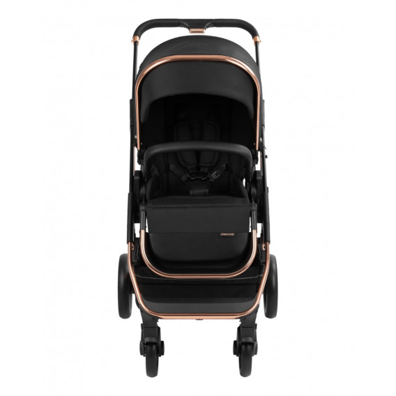 Комбинирана бебешка количка 3 в 1 Angele Chrome, черна Kikkaboo 310990 14